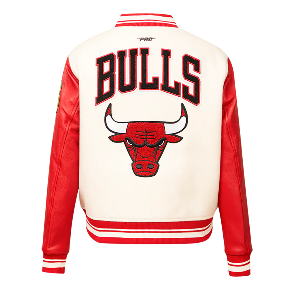 Pro standard CHICAGO BULLS RETRO CLASSIC RIB WOOL VARSITY JACKET