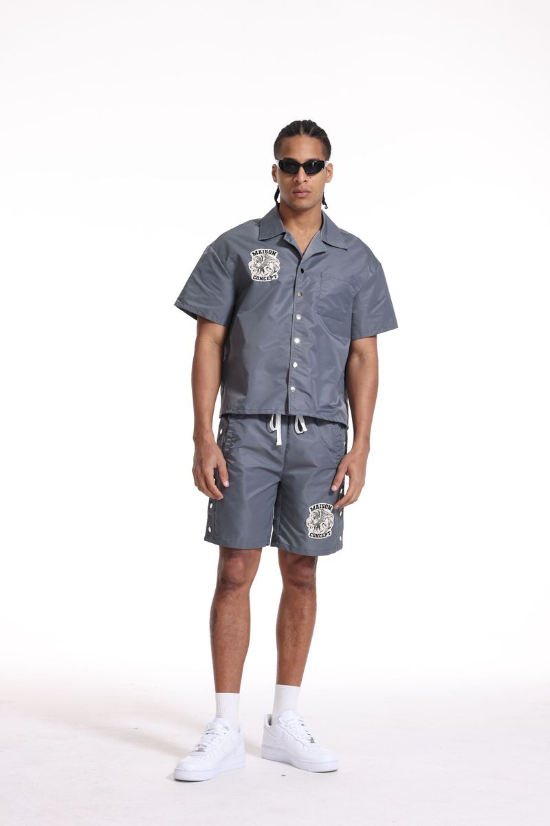 Concept "Maison Con Top" and Shorts Sets Grey