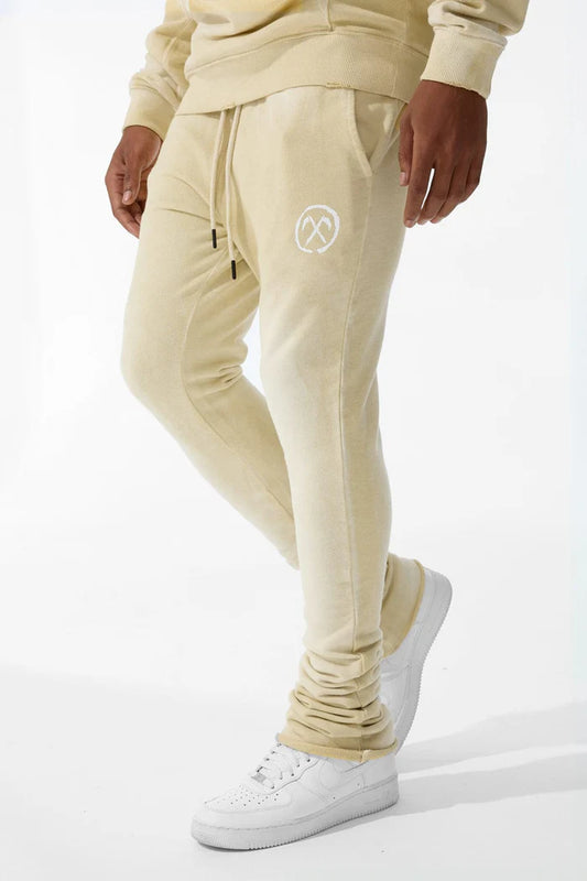 JORDAN CRAIG AFTERLIFE STACKED SWEATPANTS - KHAKI