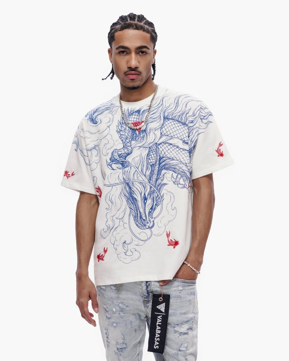 Valabasas Mythic Flow Tee White