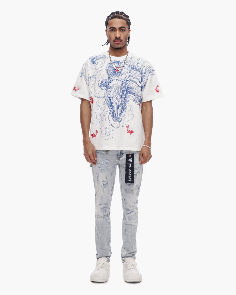 Valabasas Mythic Flow Tee White