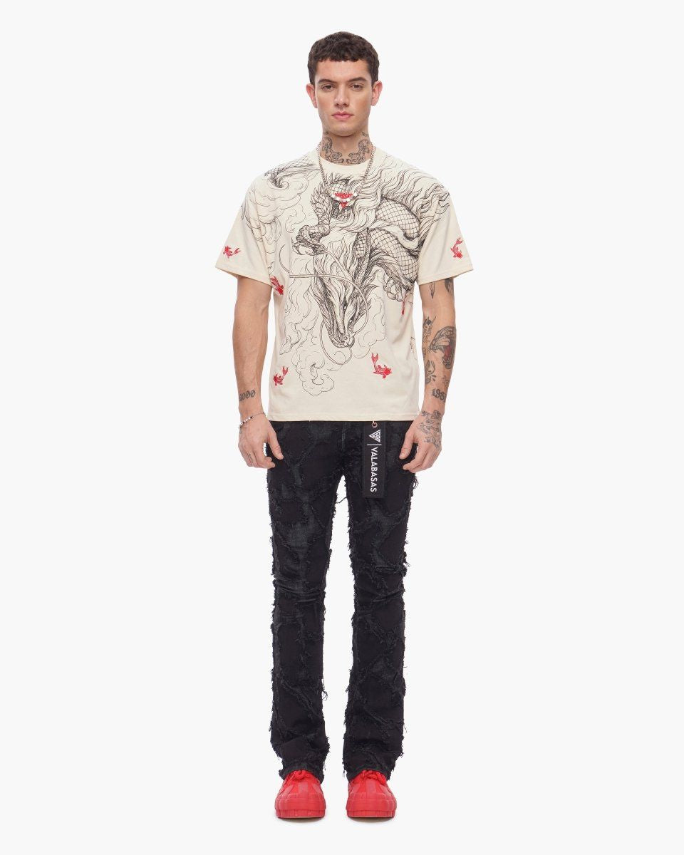 Valabasas Mythic Flow Tee Beige