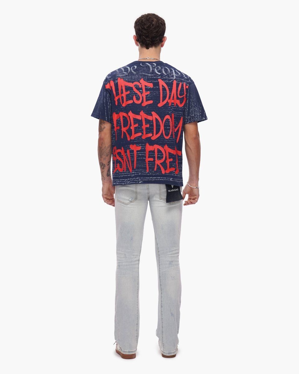 Valabasas Freedom Tee Navy Blue