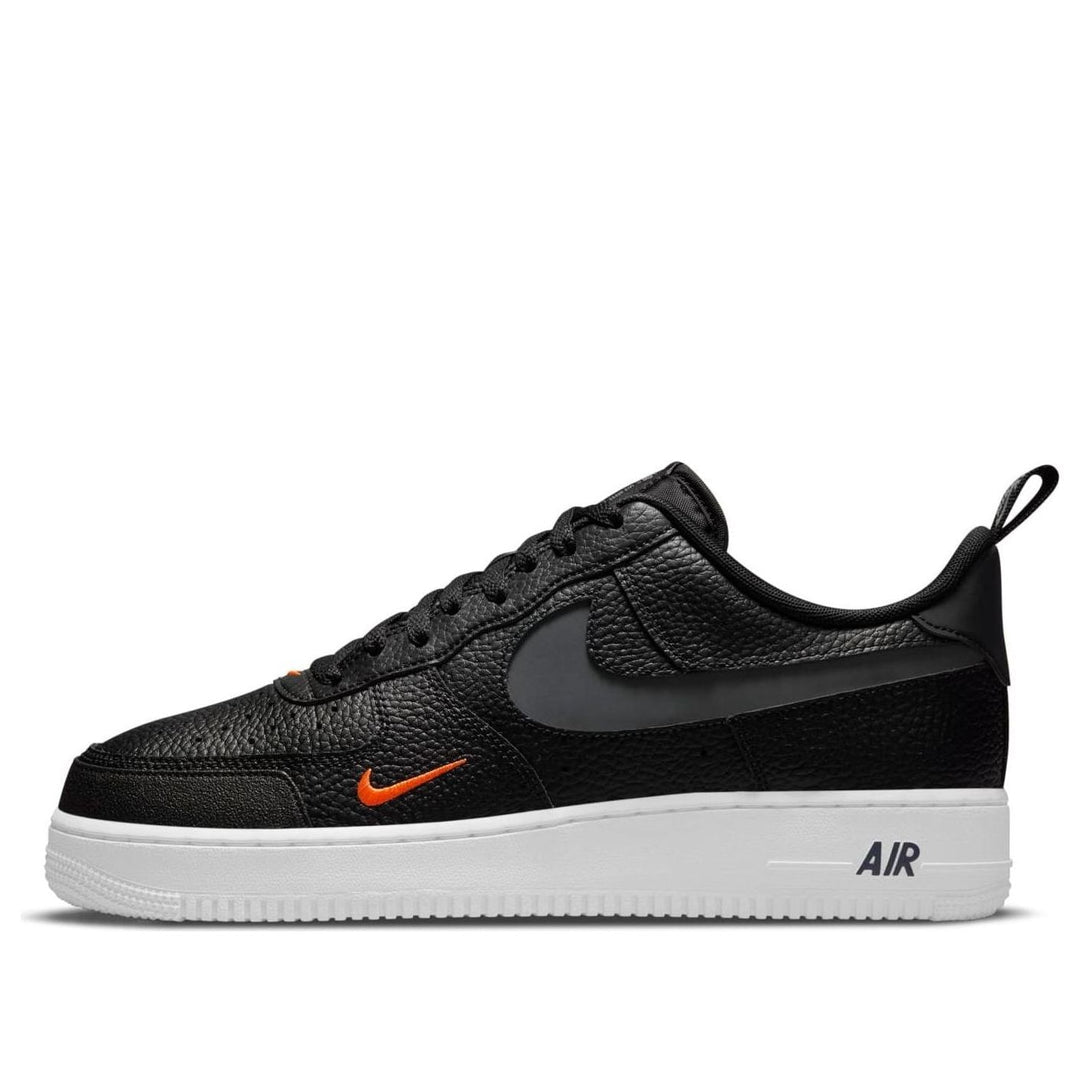 NIKE AIR FORCE 1 07 LV8 BUILT WITH BLACK TUMBLED LEATHER