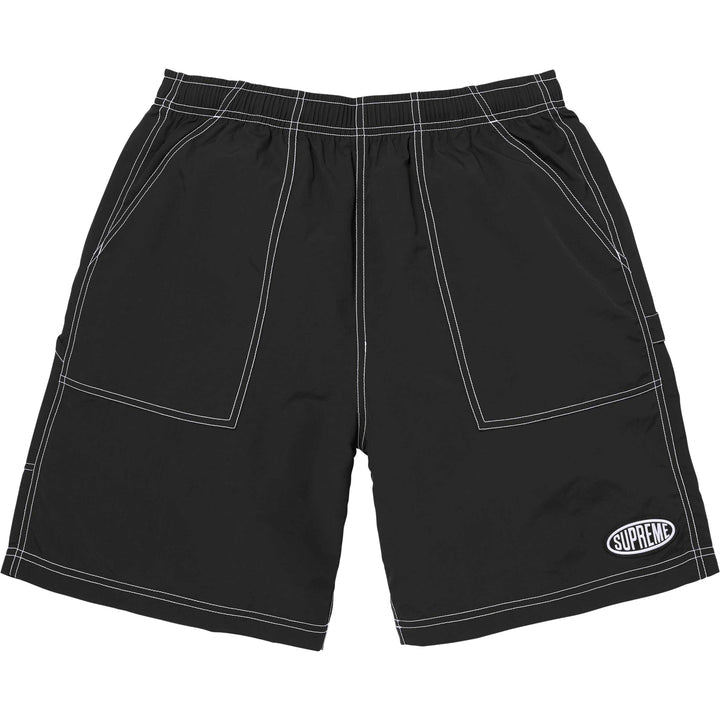 Supreme Nylon Painter Short ショートパンツ M Supreme Black Nylon Painter Short | Premium Apparel Shops