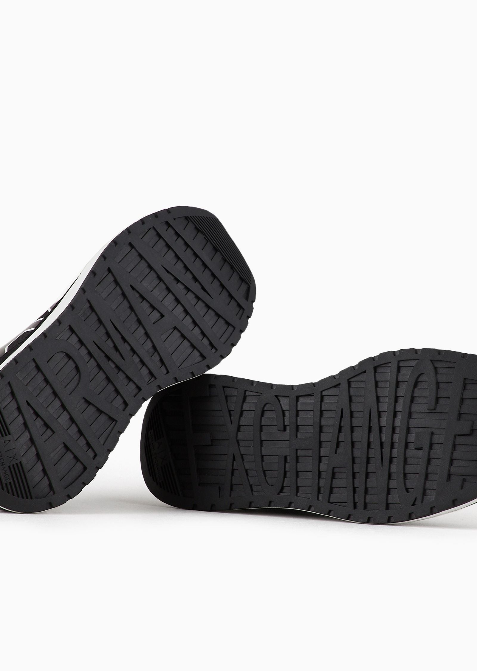 Armani Exchange Logo suede