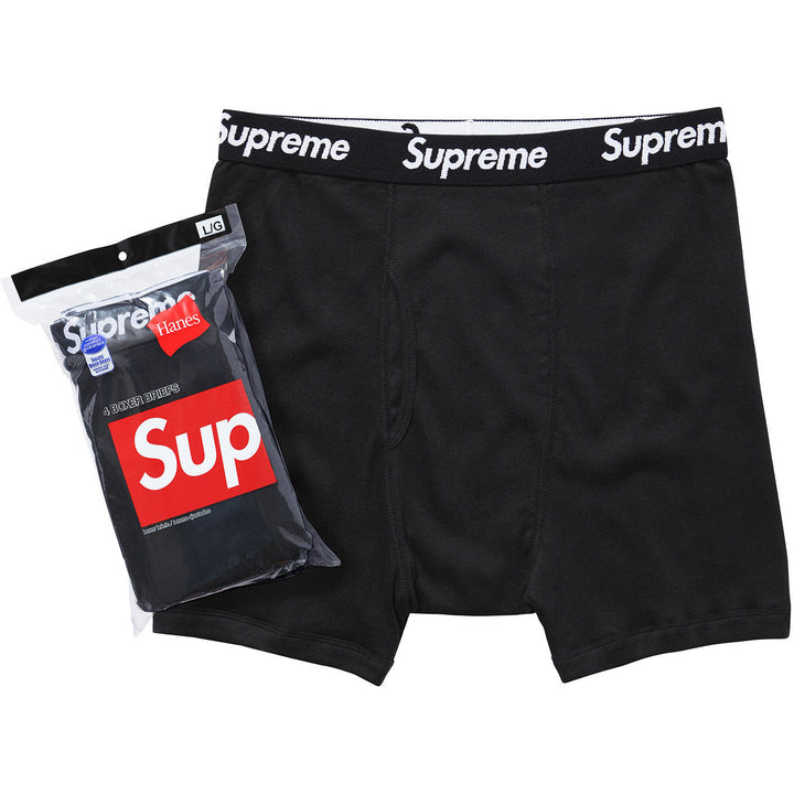 Supreme®/Hanes® Black Boxer Briefs (4 Pack)
Supreme®/Hanes® Boxer Briefs (4 Pack) - White (image 1 of 2)