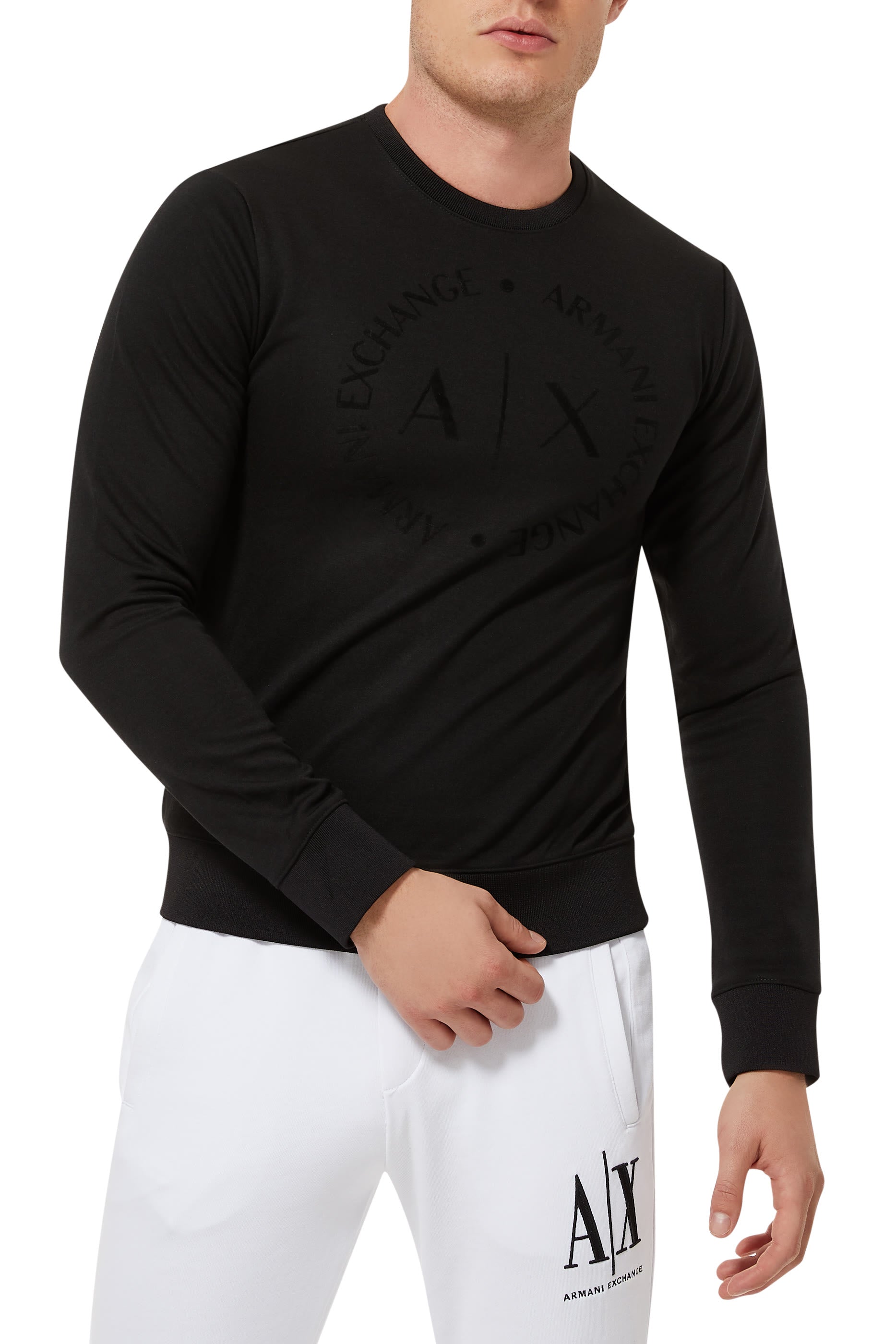 Armani Exchange Black Sweatshirt