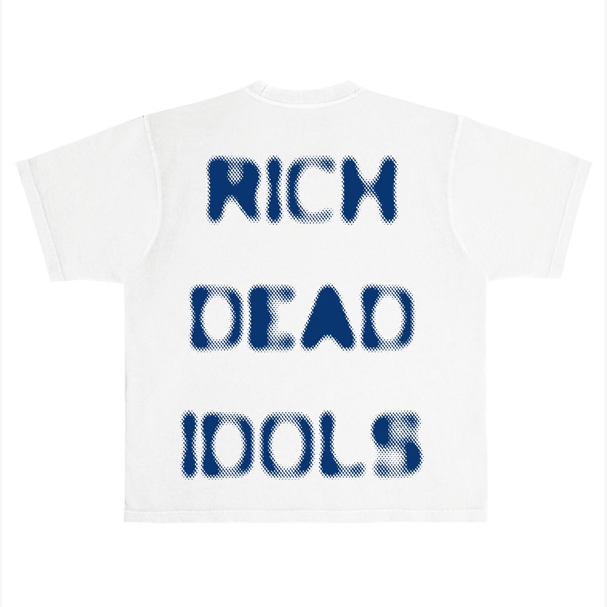Rich Dead Idols, RICH SEX AND BIG CHECKS" T-SHIRT WHITE