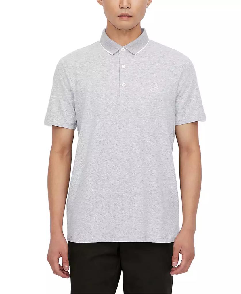 Armani Exchange Grey Polo Shirt