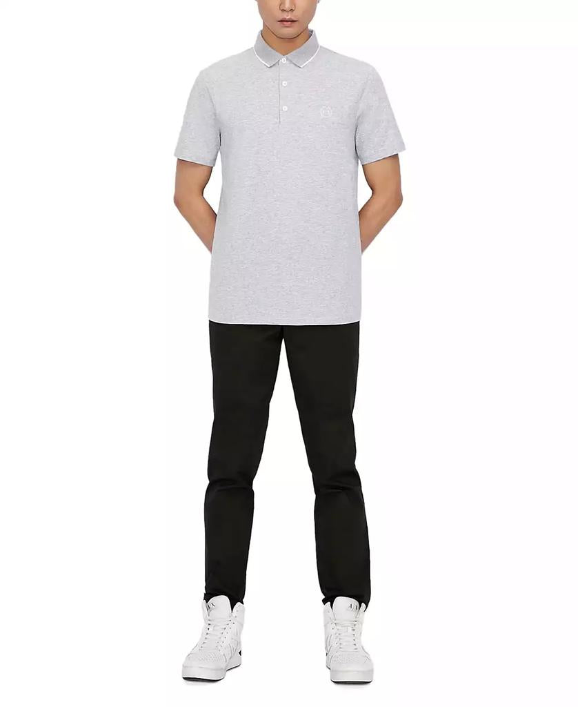 Armani Exchange Grey Polo Shirt