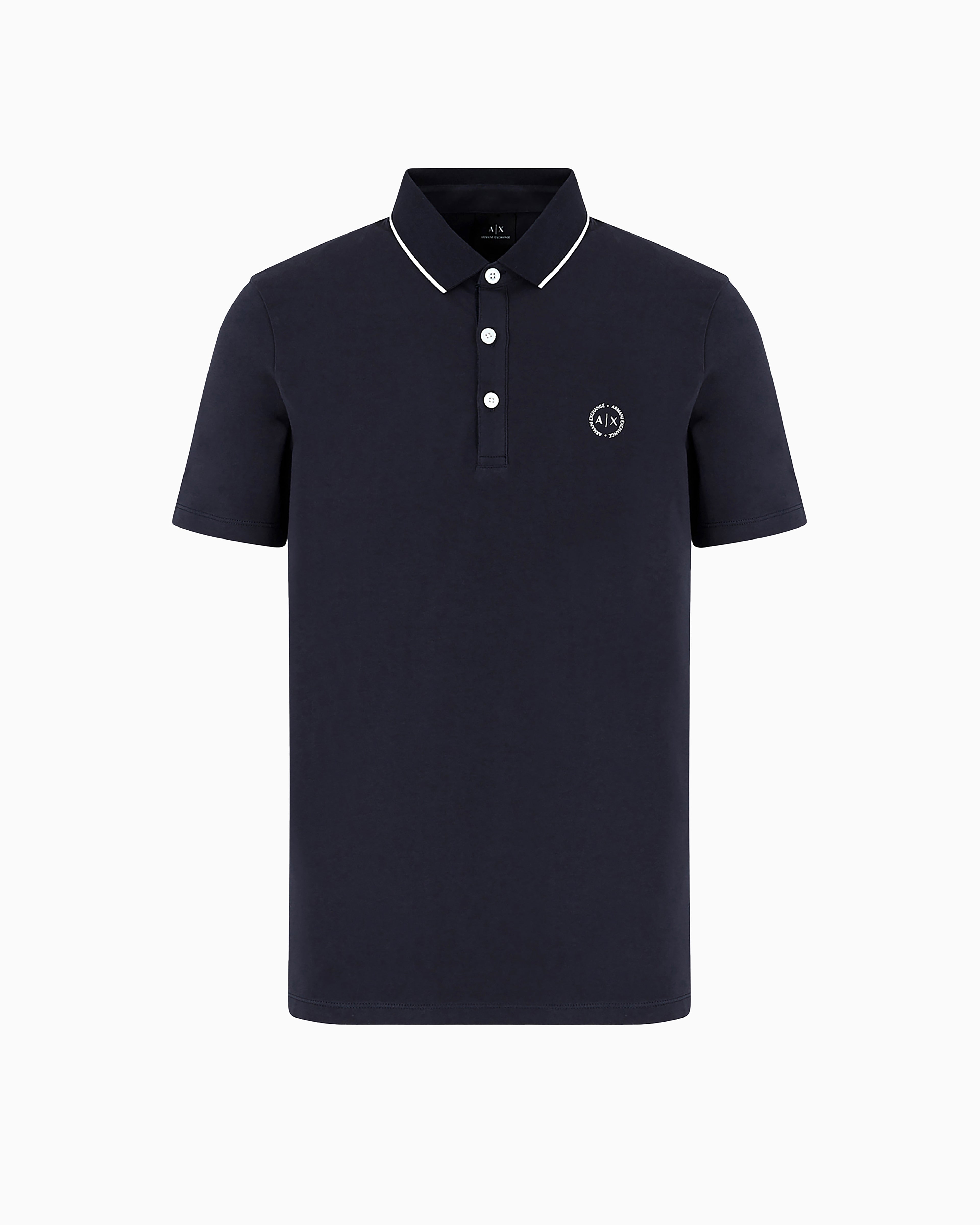 Armani Exchange Navy Polo Shirt