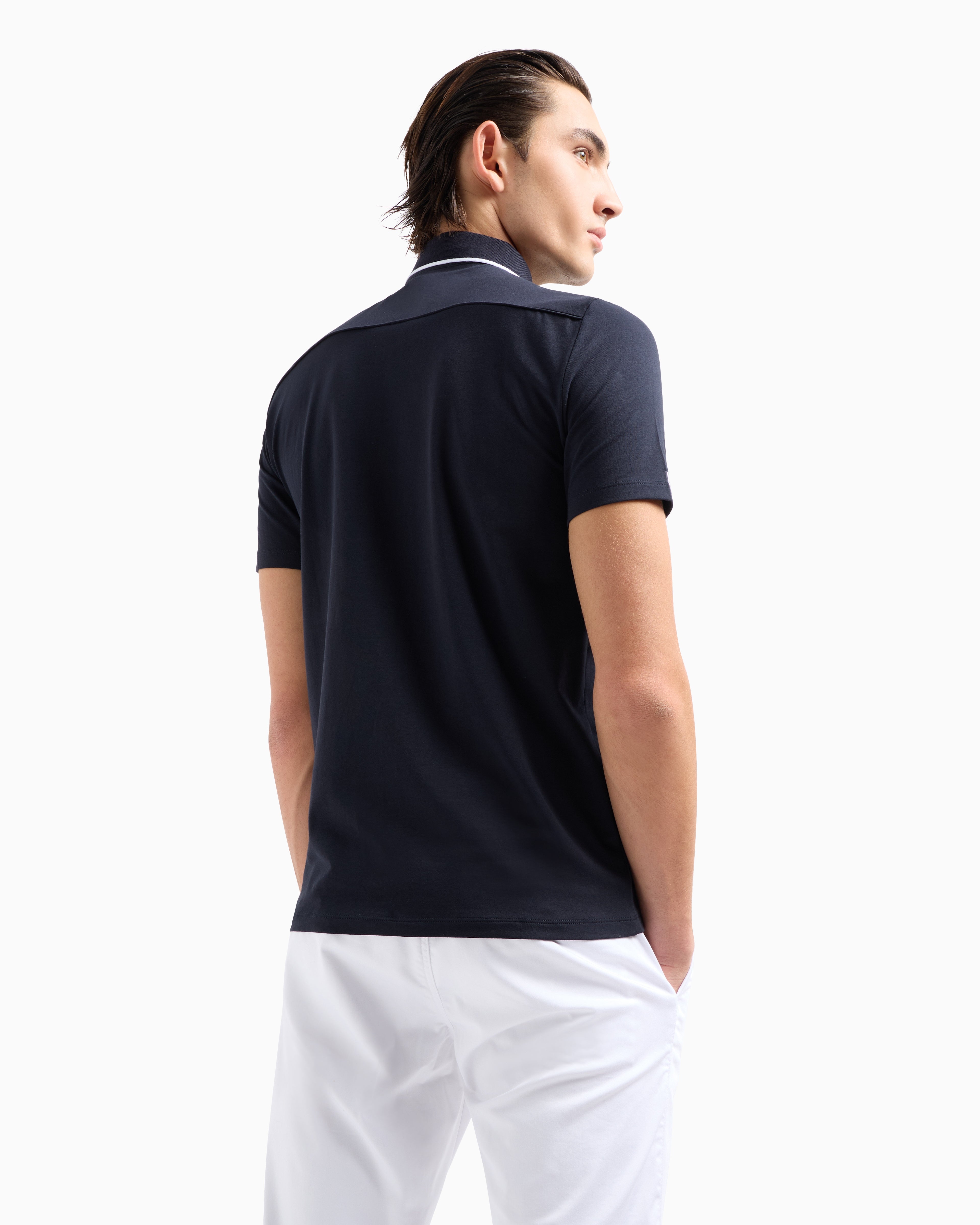 Armani Exchange Navy Polo Shirt