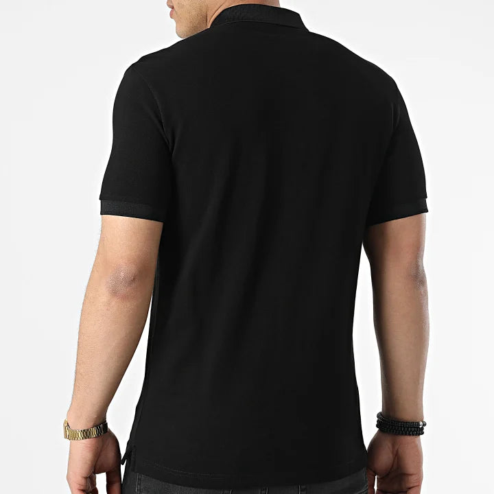 Armani Exchange Black Polo Shirt