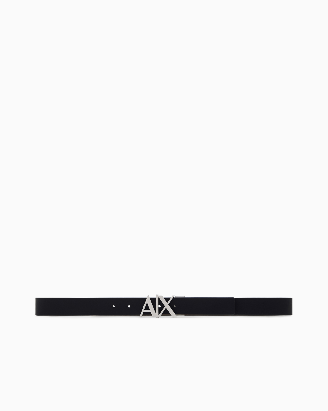 Armani Exchange Navy DOUBLE-SIDED LEATHER BELT
