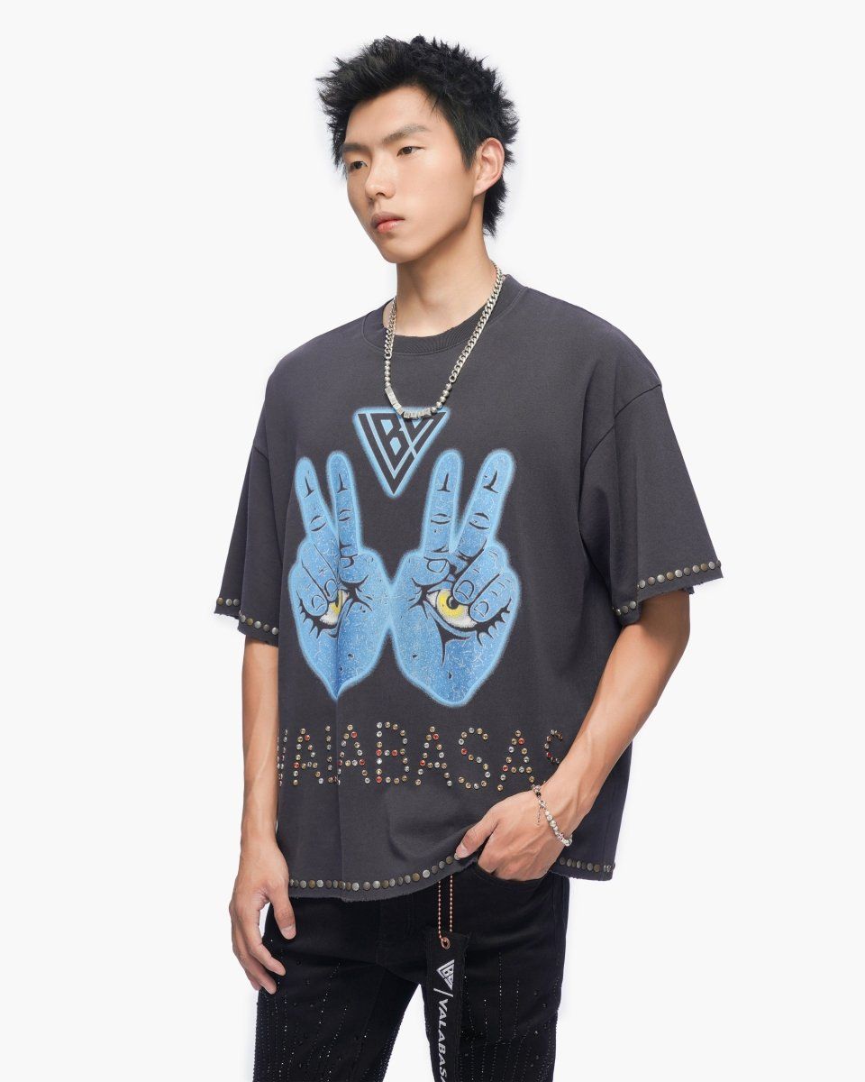 Valabasas Clear Visions Vintage Grey Tee