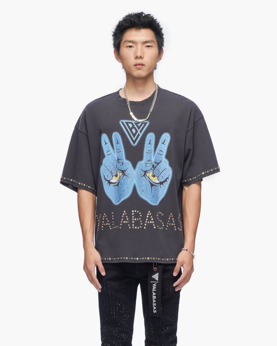Valabasas Clear Visions Vintage Grey Tee