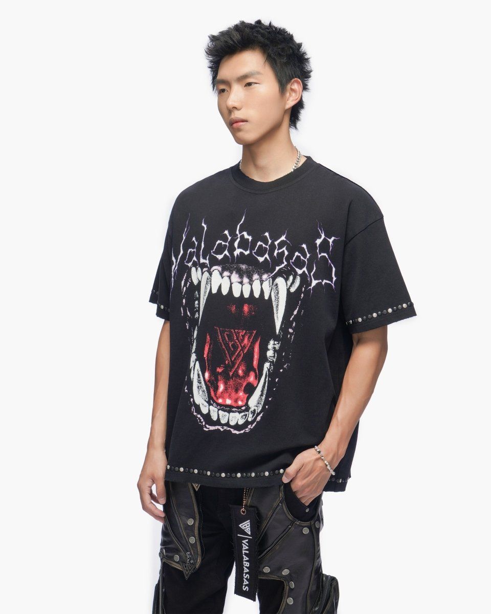 Valabasas Viscious Vintage Black Tee
