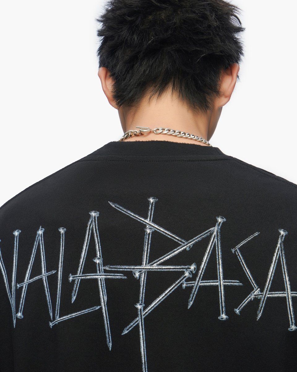Valabasas You're Screwed Vintage Black Tee