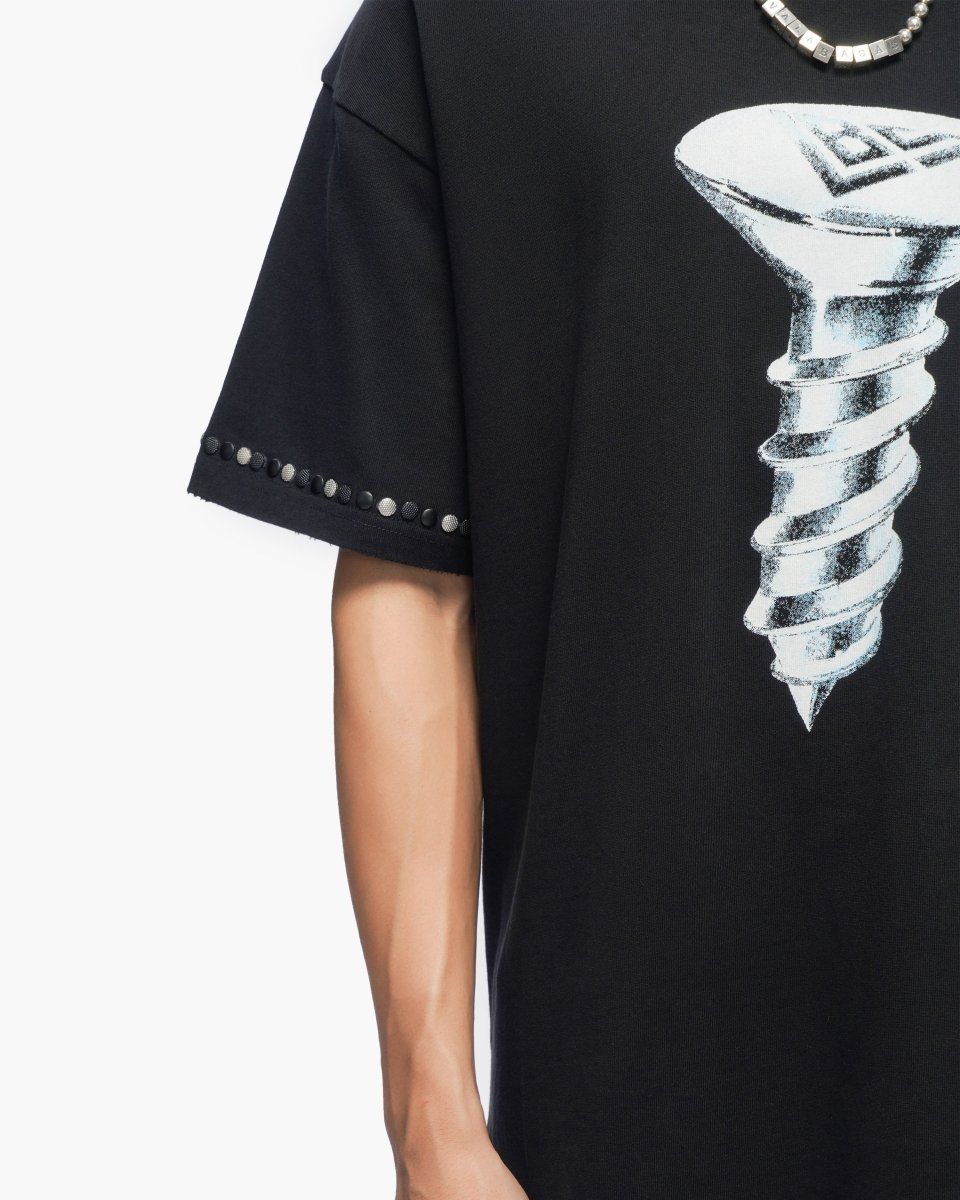 Valabasas You're Screwed Vintage Black Tee