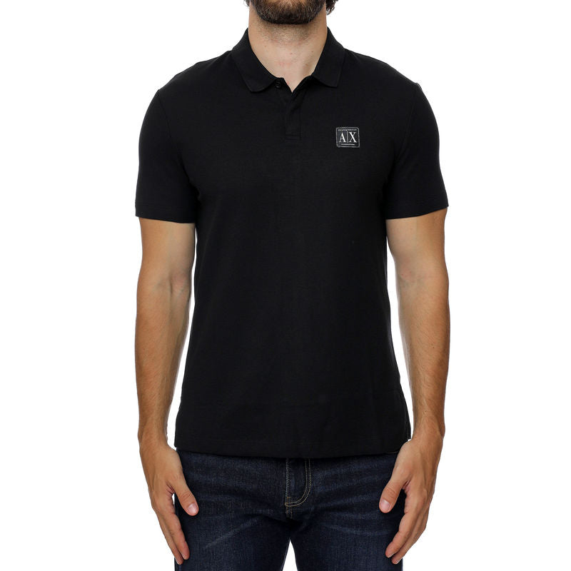 Armani Exchange Polo Black Shirt