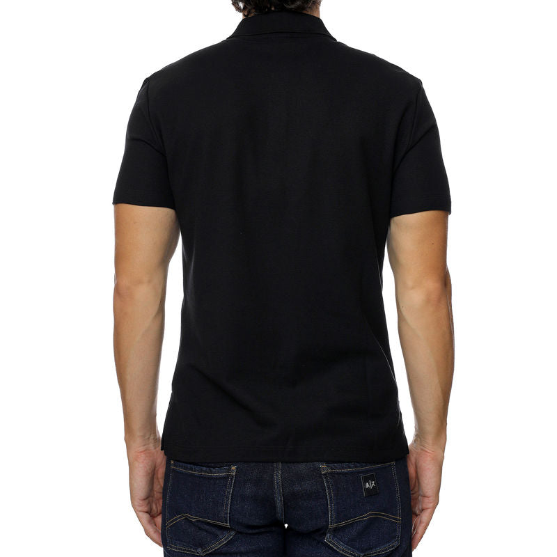 Armani Exchange Polo Black Shirt
