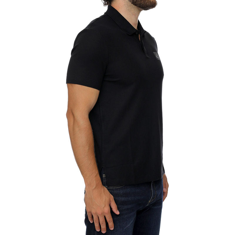 Armani Exchange Polo Black Shirt