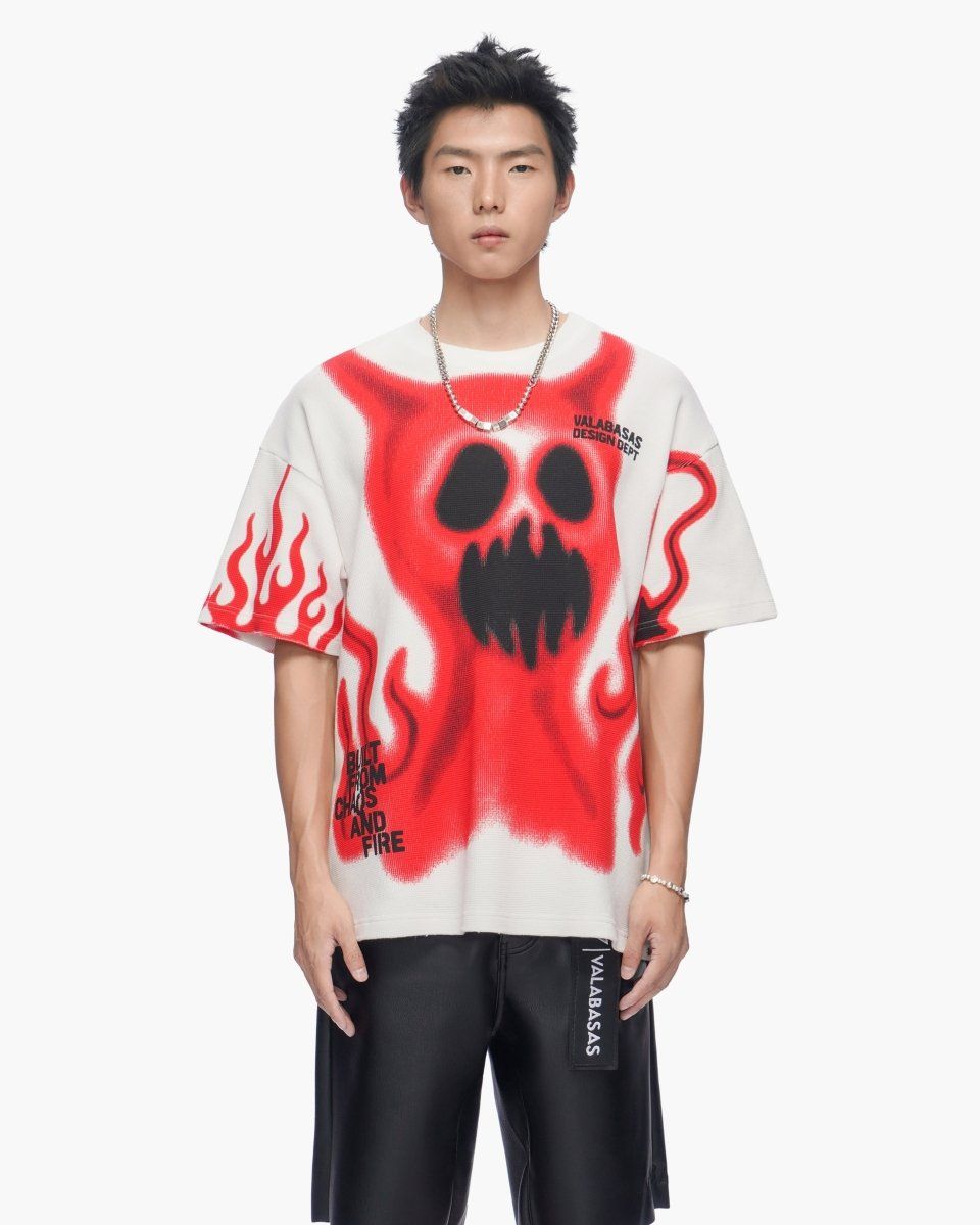 Valabasas Hotter Than Hot White Thermal Tee