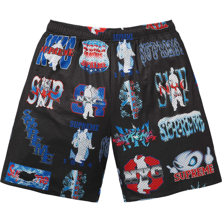 Supreme® Flash Mesh Black Short