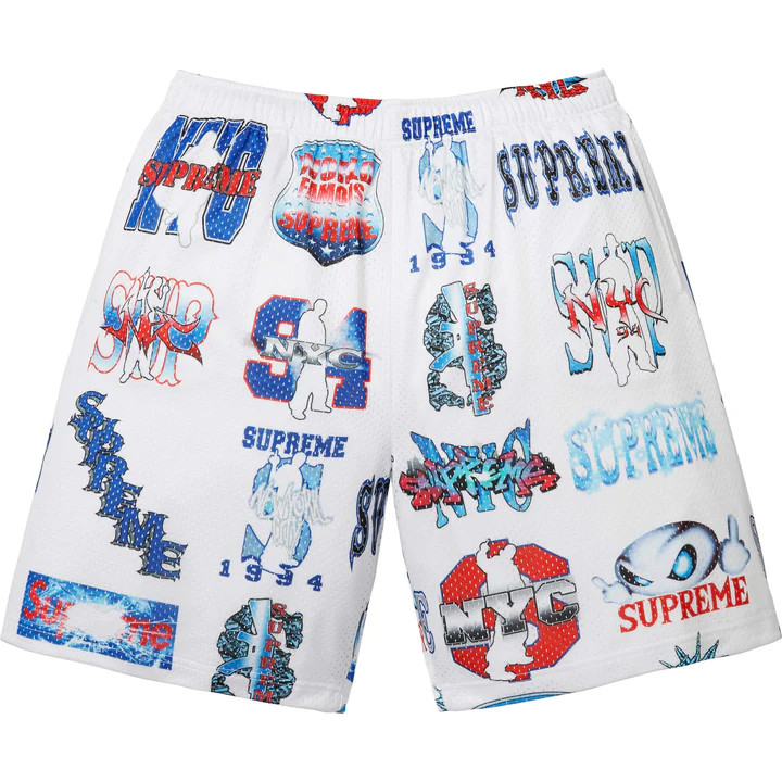 Supreme® Flash Mesh White Short