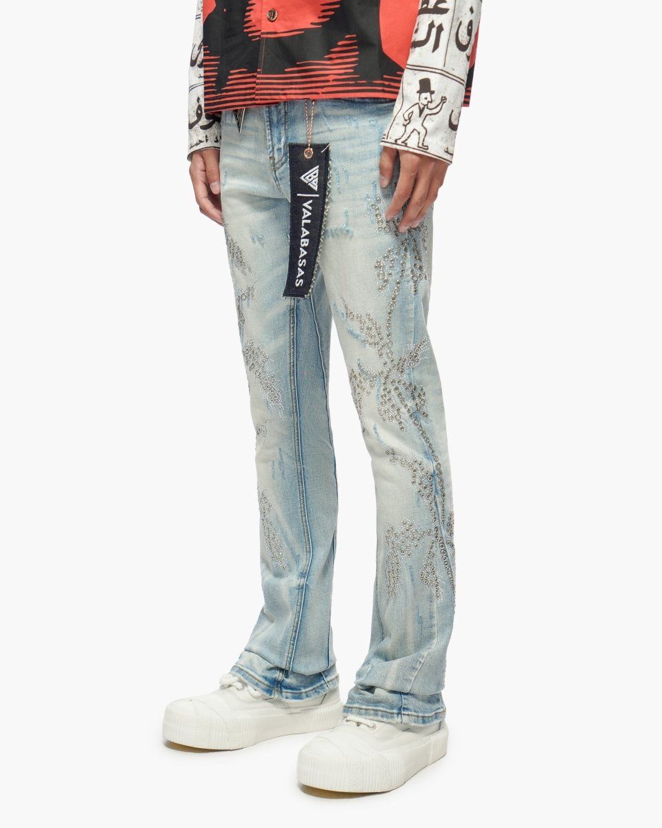 Valabasas Oakmont Light Blue Wash Stacked Jeans