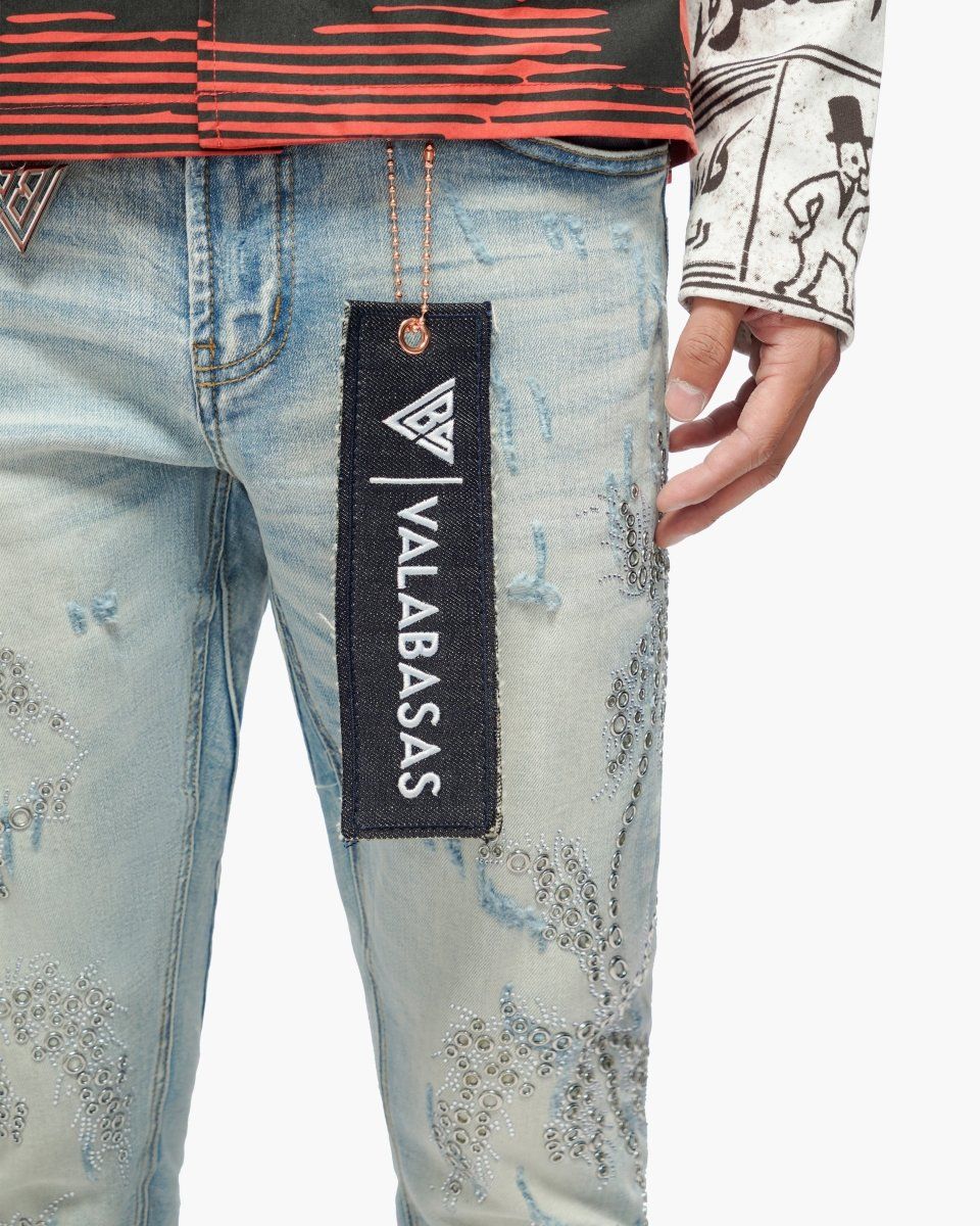 Valabasas Oakmont Light Blue Wash Stacked Jeans