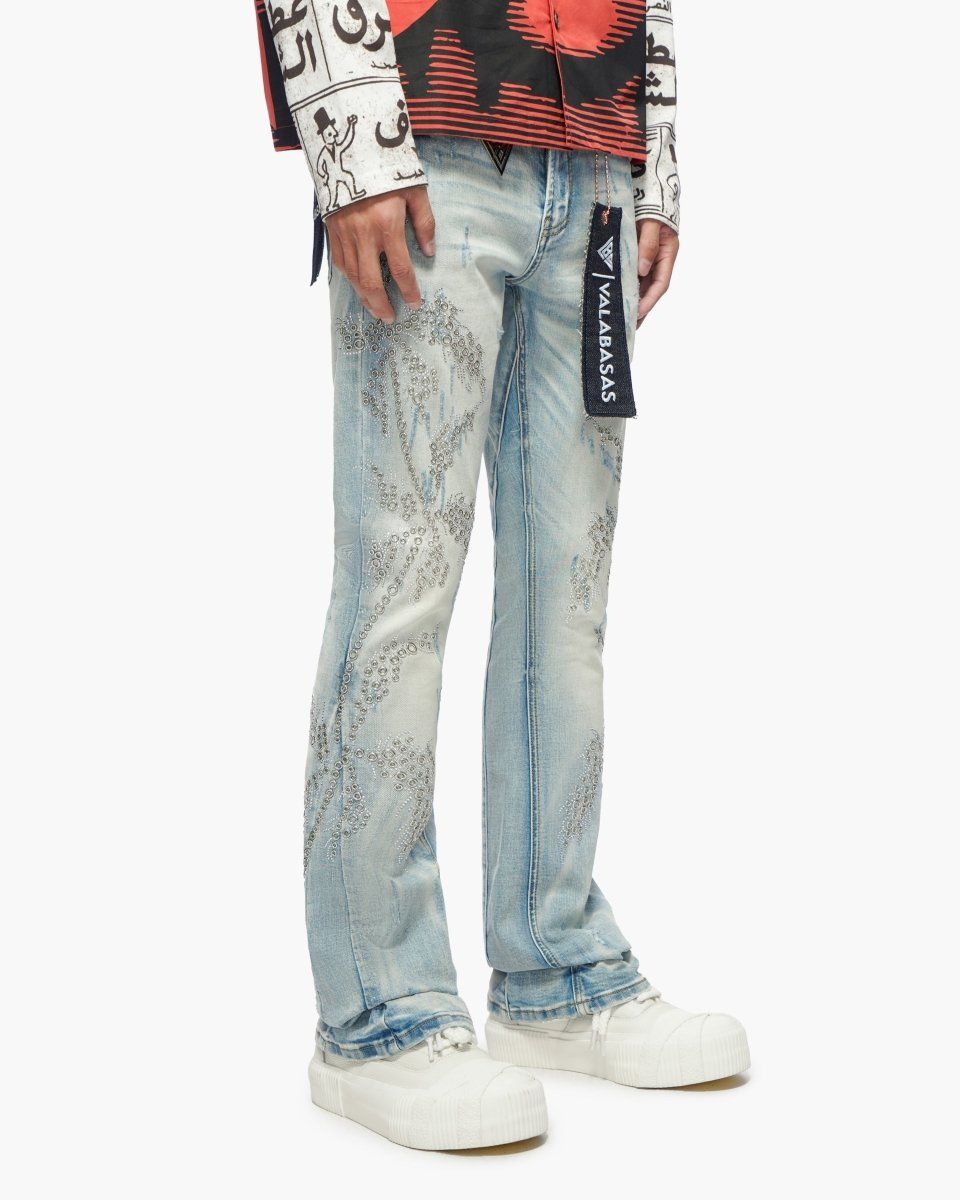 Valabasas Oakmont Light Blue Wash Stacked Jeans