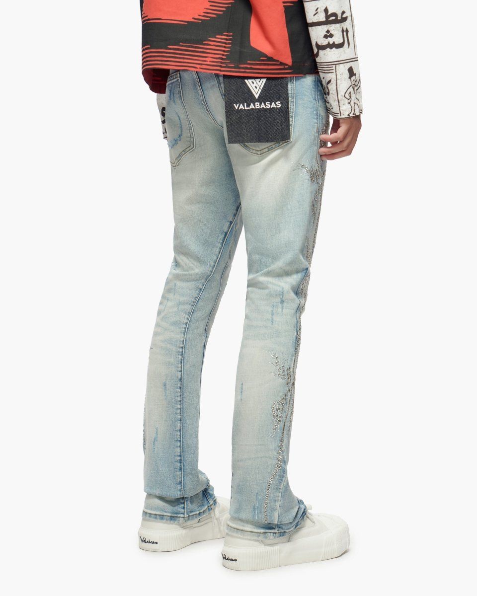 Valabasas Oakmont Light Blue Wash Stacked Jeans