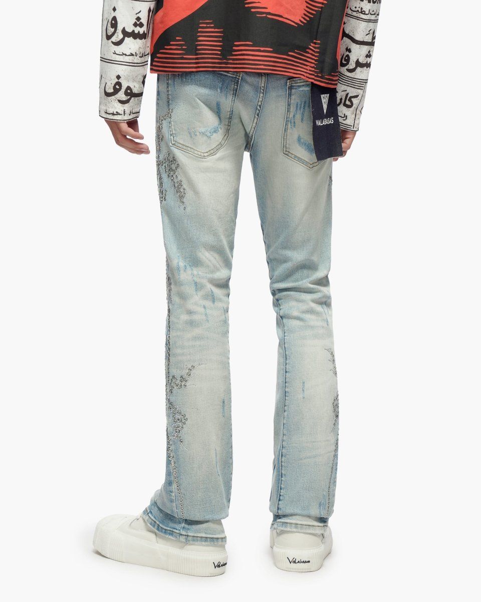 Valabasas Oakmont Light Blue Wash Stacked Jeans
