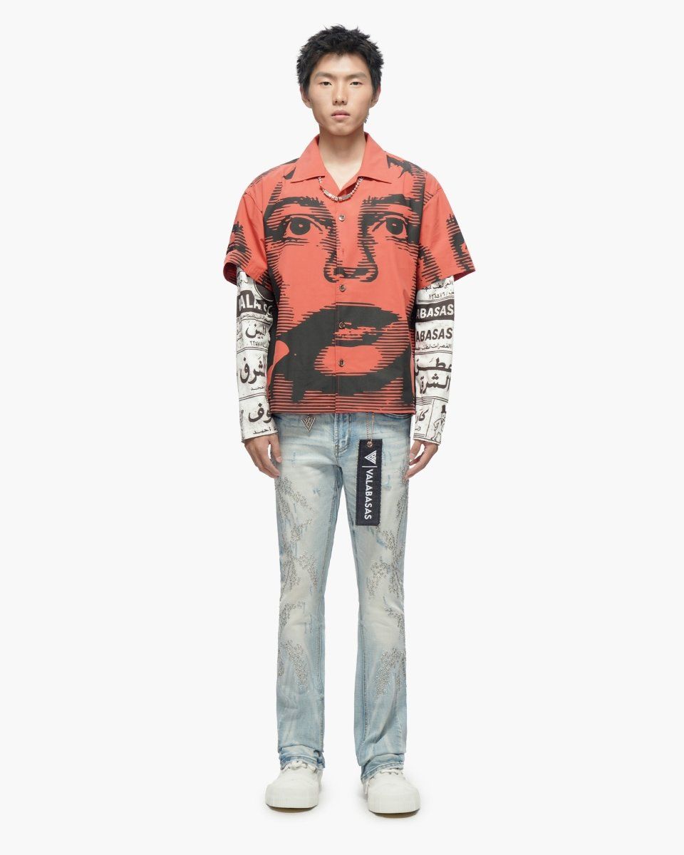 Valabasas Oakmont Light Blue Wash Stacked Jeans