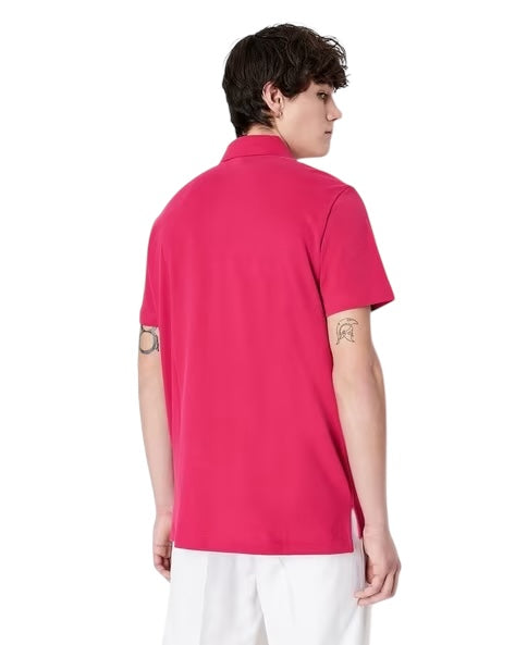 Armani Exchange Magenta Polo Shirt