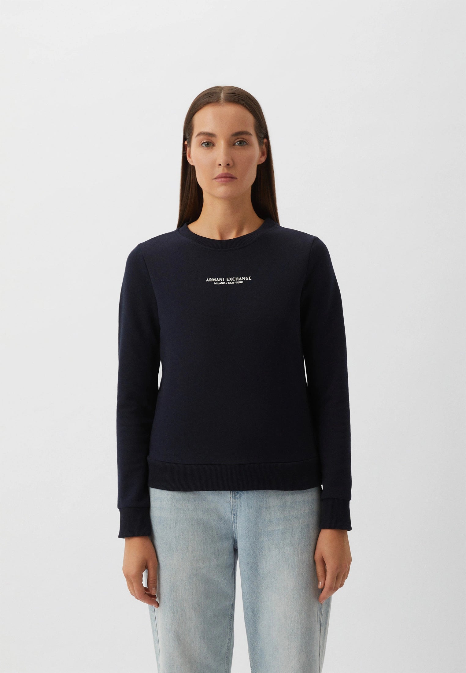armani exchange navy sweatshirt
