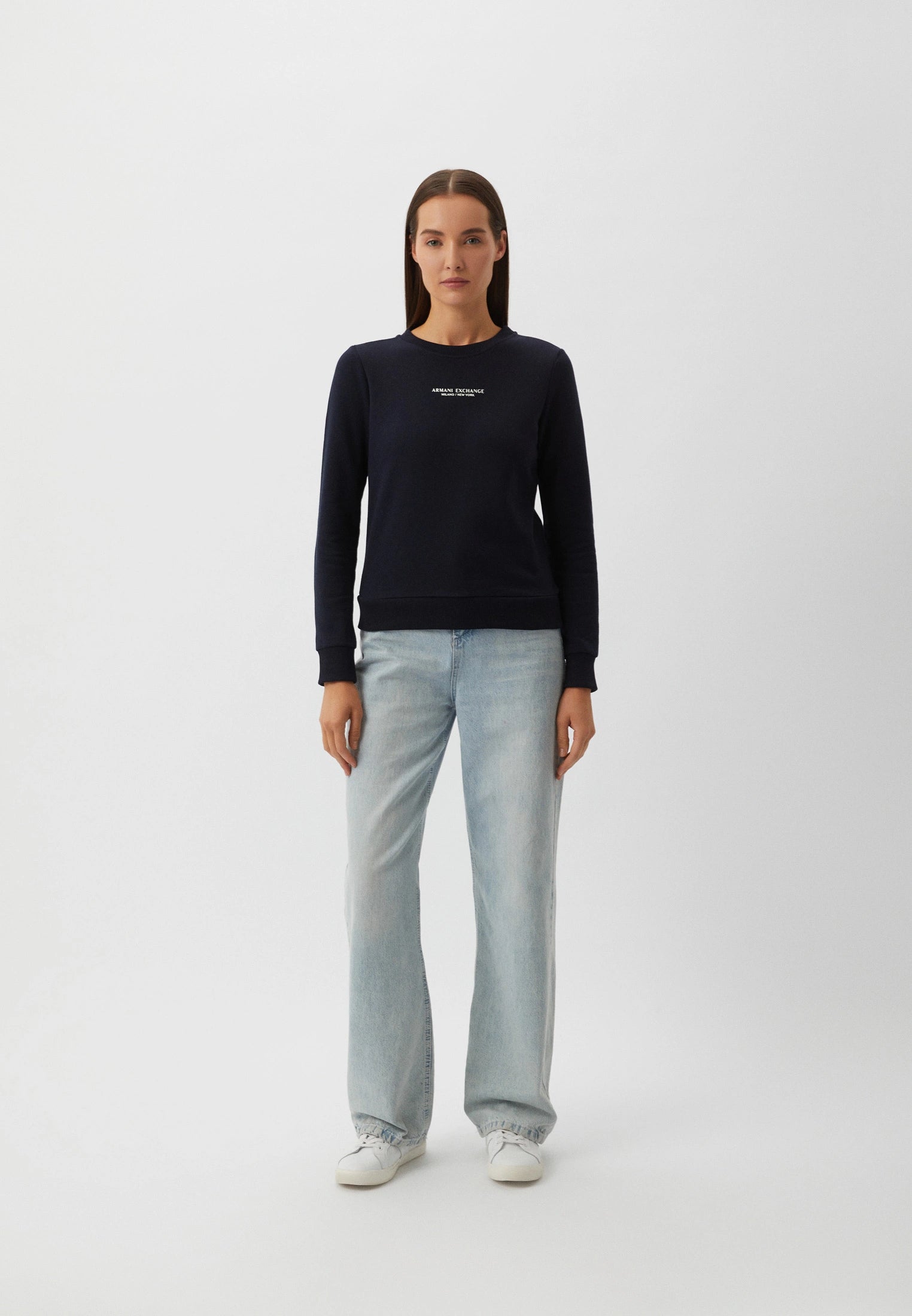 armani exchange navy sweatshirt