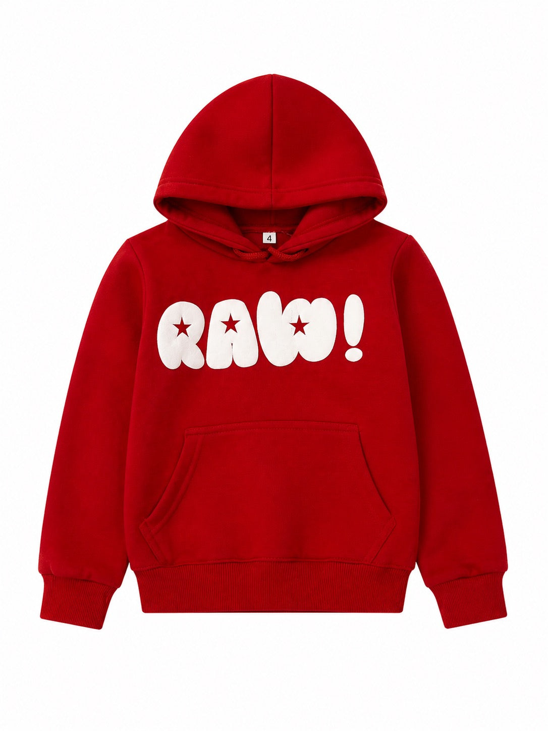 Rawyalty Red Kids Hoodies Size 4T
