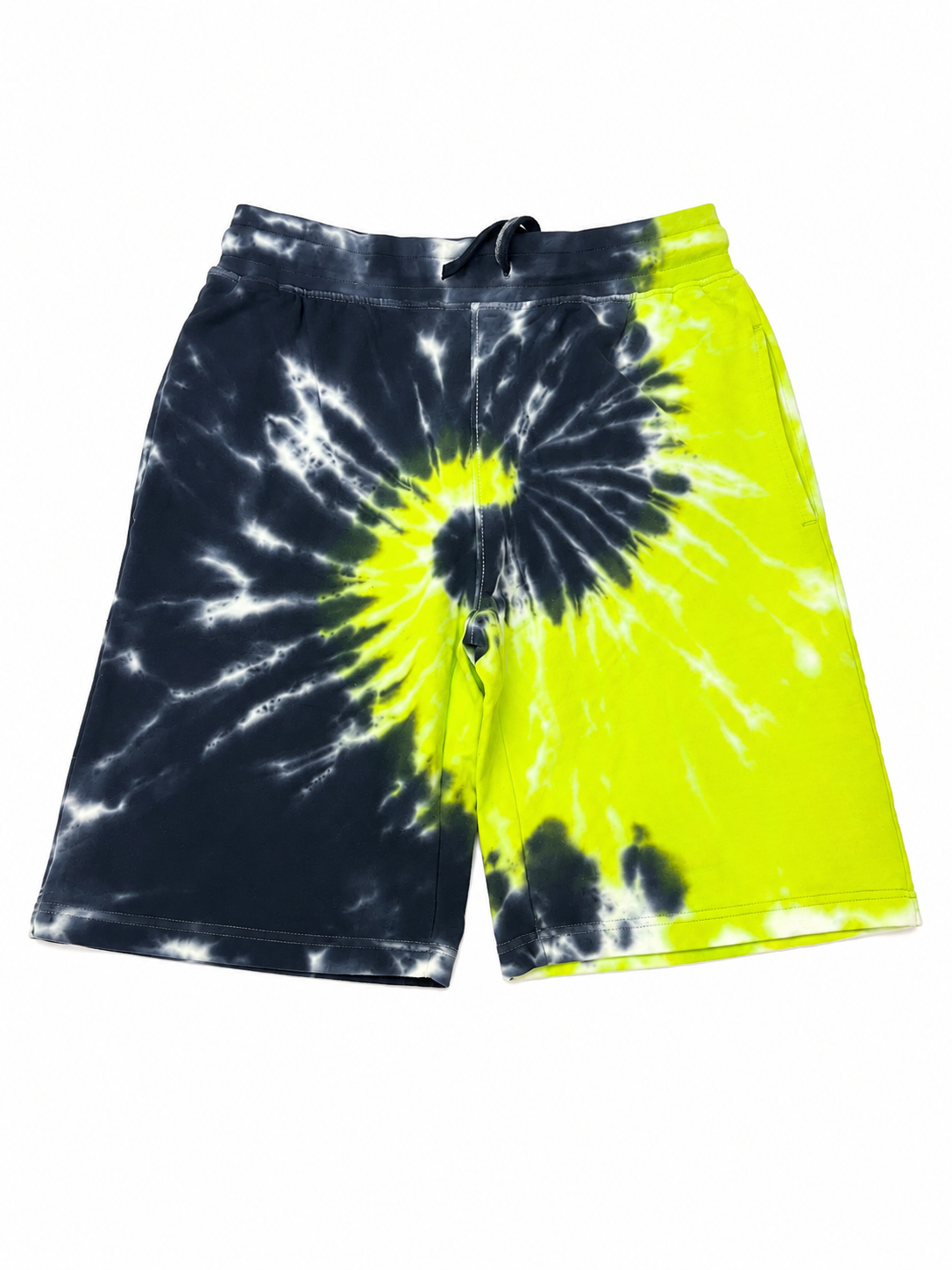 Brand Evolution Modern Fit Tie Dye Shorts Black/Lime Washed Men’s Shorts