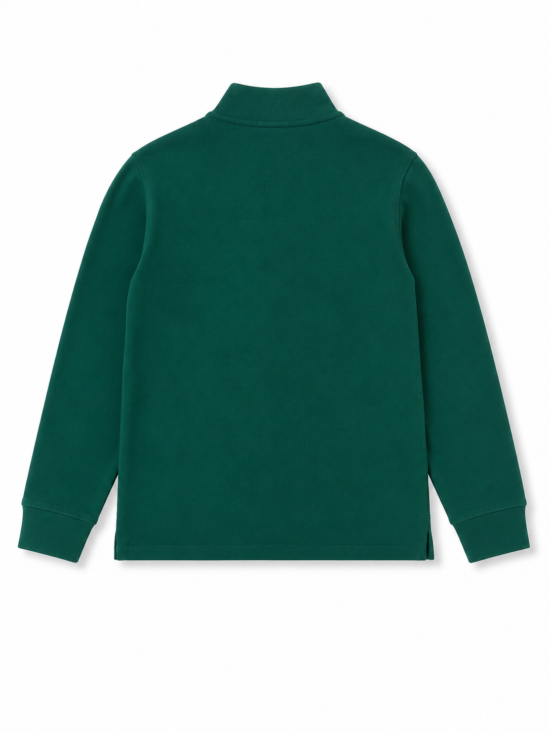 Polo Ralph Lauren Kids Classic Green Quarter-Zip Mock Neck Pullover