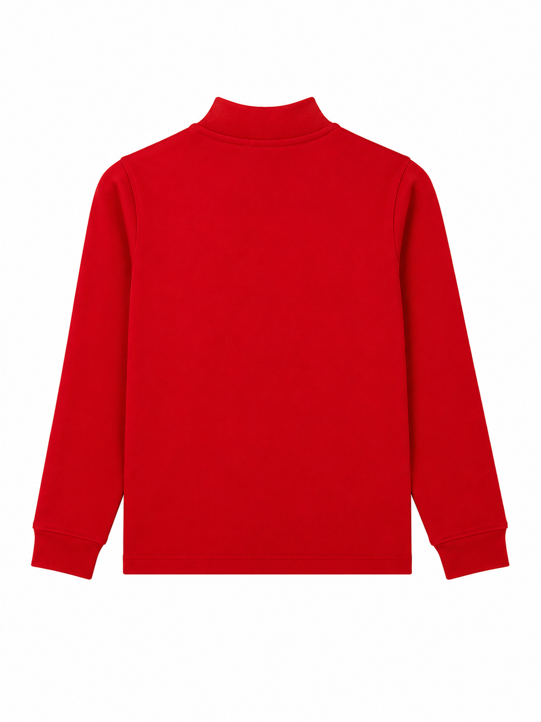 Polo Ralph Lauren Red Quarter-Zip Pullover Sweatshirt – Classic Pony Logo