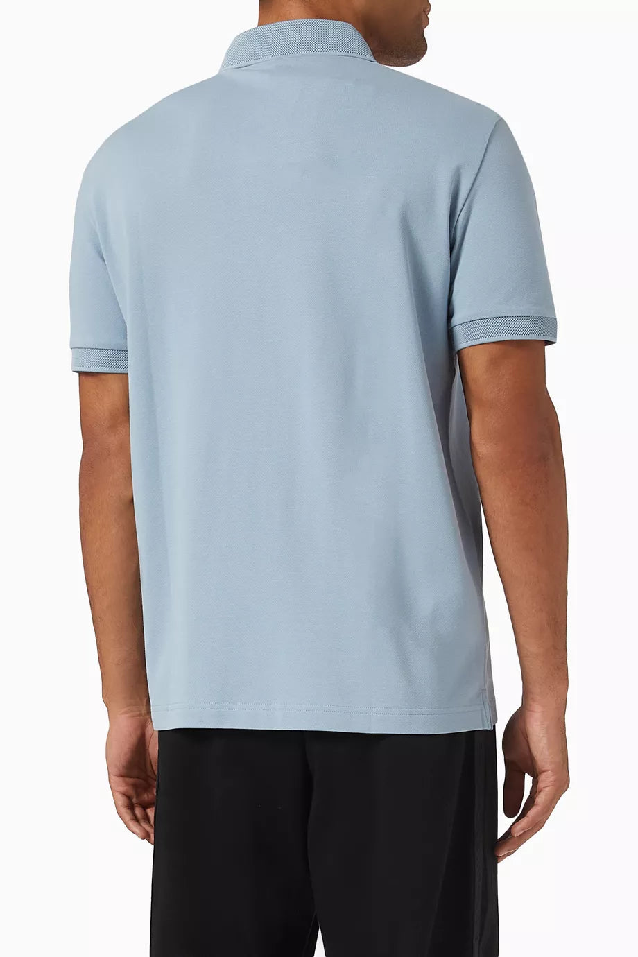 Armani Exchange Light Blue Polo Shirt