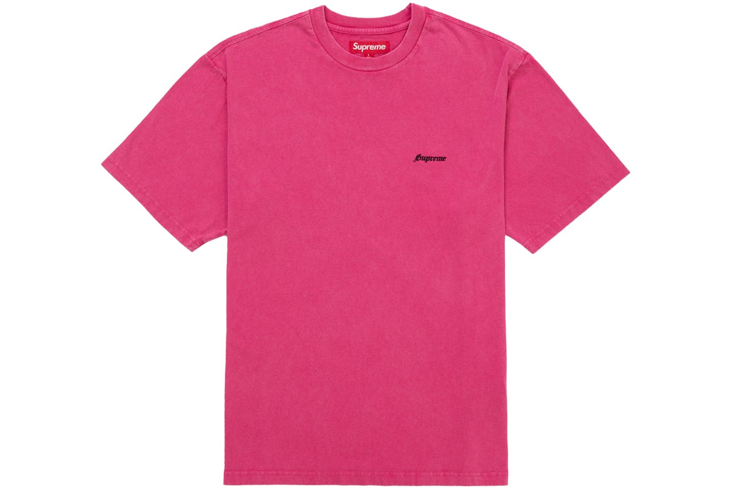 Supreme Washed S/S Top (SS26)
Pink