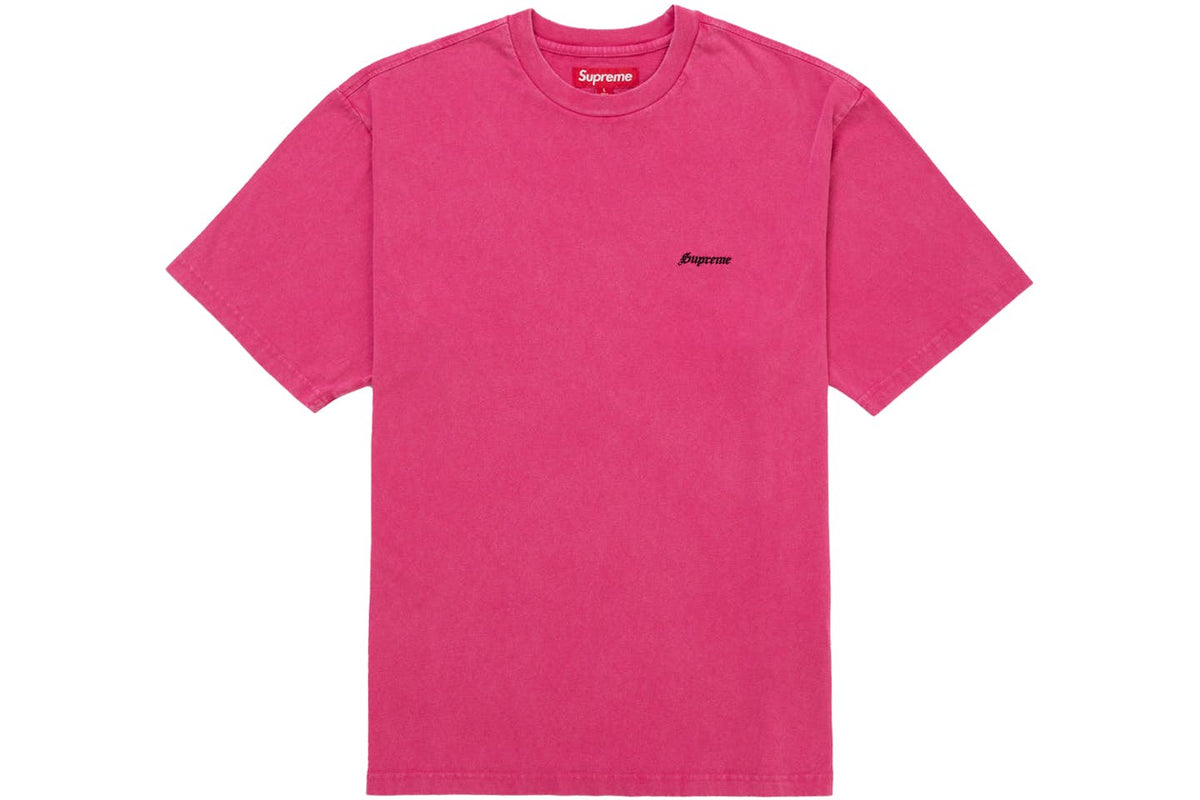 Supreme Washed S/S Top (SS26) Pink