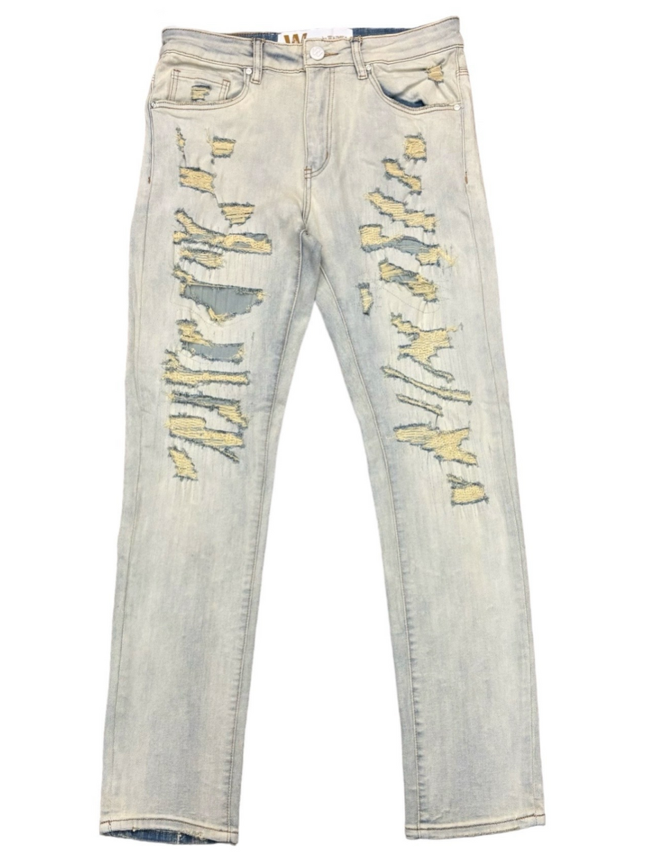 W BY WAIMEA MEN'S SLIM FIT JEANS