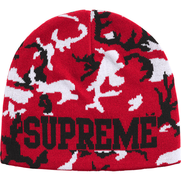 Supreme® Reversible Camo Beanie Red