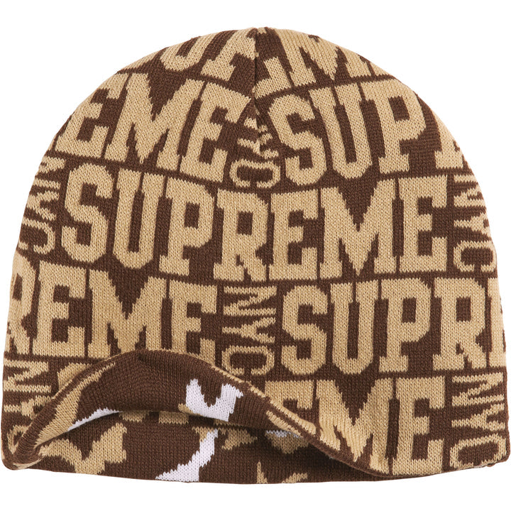 Supreme® Reversible Camo Beanie Brown
