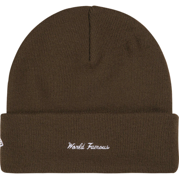 Supreme® New Era® Action Beanie Brown